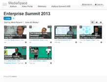 Tablet Screenshot of kalturavideosummits.com